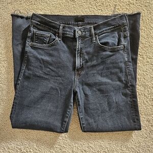 Mother Petite Insider Crop Step Fray